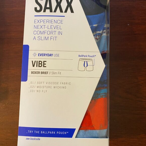 SAXX VIBE Boxer Briefs “Paint Can Stripe" - Picture 3 of 4